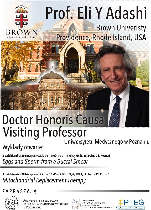 Wykłady otwarte – Prof. Eli Y. Adashi