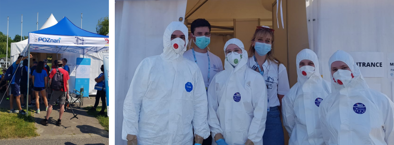 Zespół diagnostów ULKi nad poznańską Maltą