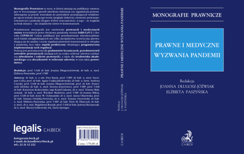Prawne i medyczne wyzwania pandemii