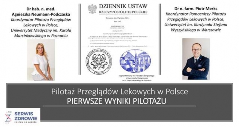 Debata „Pilotażowy Program Przeglądów Lekowych według Rozporządzenia Ministra Zdrowia – mamy pierwsze wyniki projektu!”