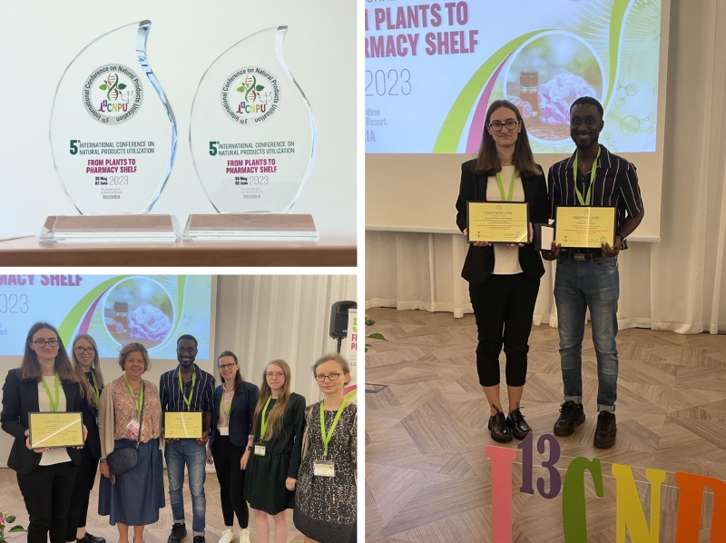 Sukces na konferencji 5th International Conference on Natural Products Utilization: from Plants to Pharmacy Shelf