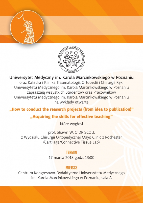 Wykłady otwarte Profesora Shawna W. O’DRISCOLLA