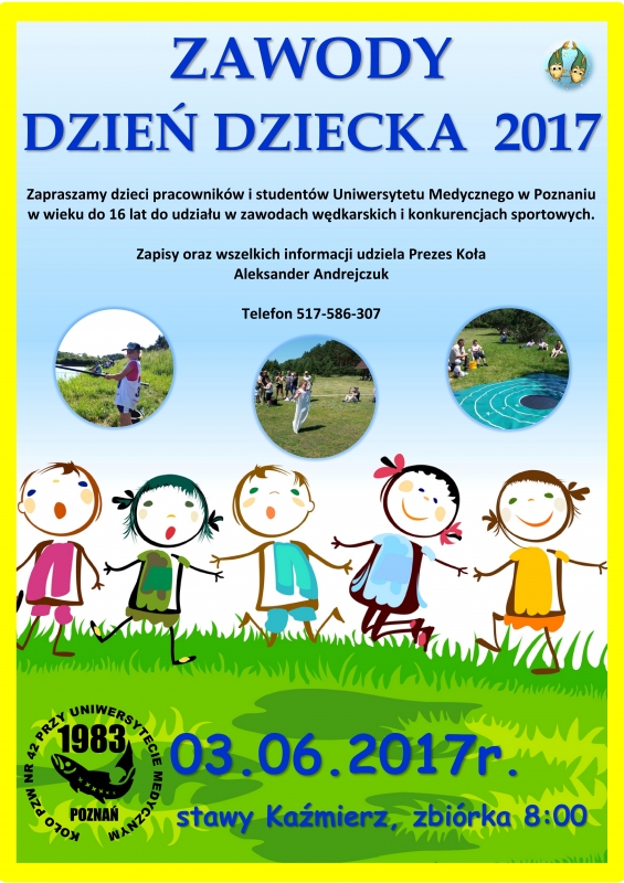 Dzień Dziecka – zawody wędkarskie i sportowe