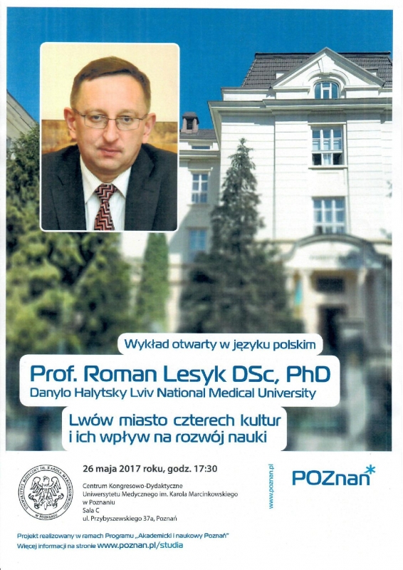 Wykład otwarty Prof. Romana Lesyka