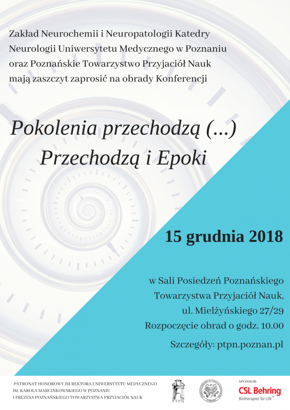 Konferencja „Pokolenia przechodzą (…) Przechodzą i Epoki”