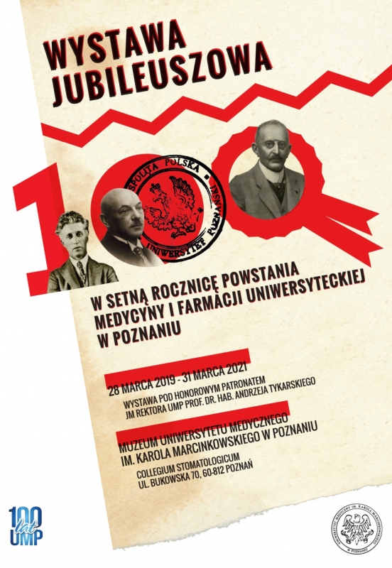 Otwarcie wystawy „W setną rocznicę powstania medycyny i farmacji uniwersyteckiej w Poznaniu. Wystawa jubileuszowa”
