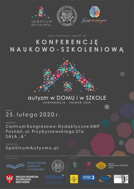 Konferencja „Autyzm w domu i w szkole”