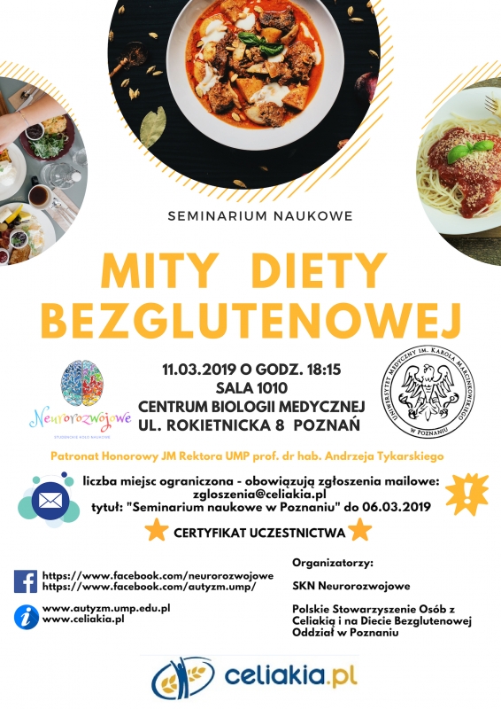 Seminarium naukowe „Mity diety bezglutenowej”