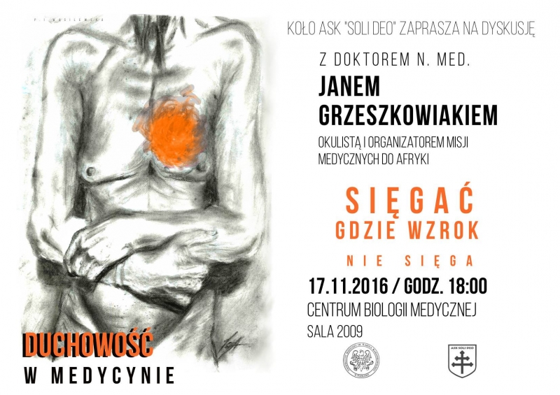 Spotkanie dyskusyjne „Duchowość w medycynie” – „Sięgać, gdzie wzrok nie sięga”