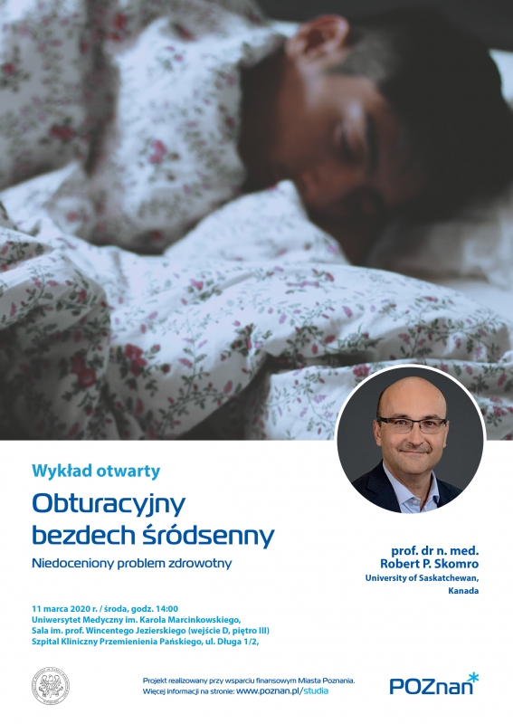 Wykład otwarty „Obturacyjny bezdech śródsenny. Niedoceniony problem zdrowotny”