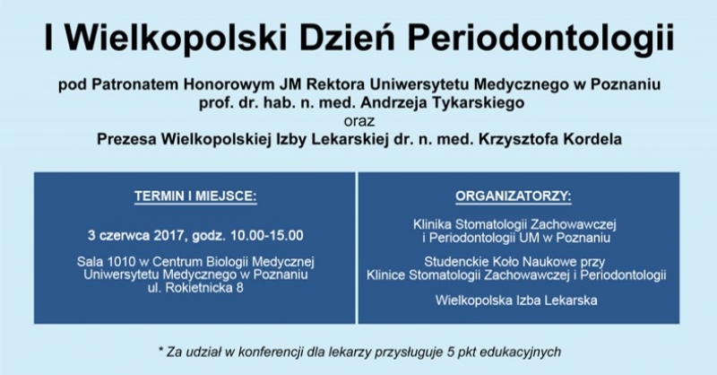 I Wielkopolski Dzień Periodontologii