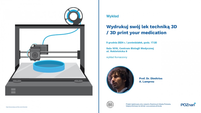 Wykład otwarty prof. Dimitriosa Lamprou w ramach programu Akademicki Poznań