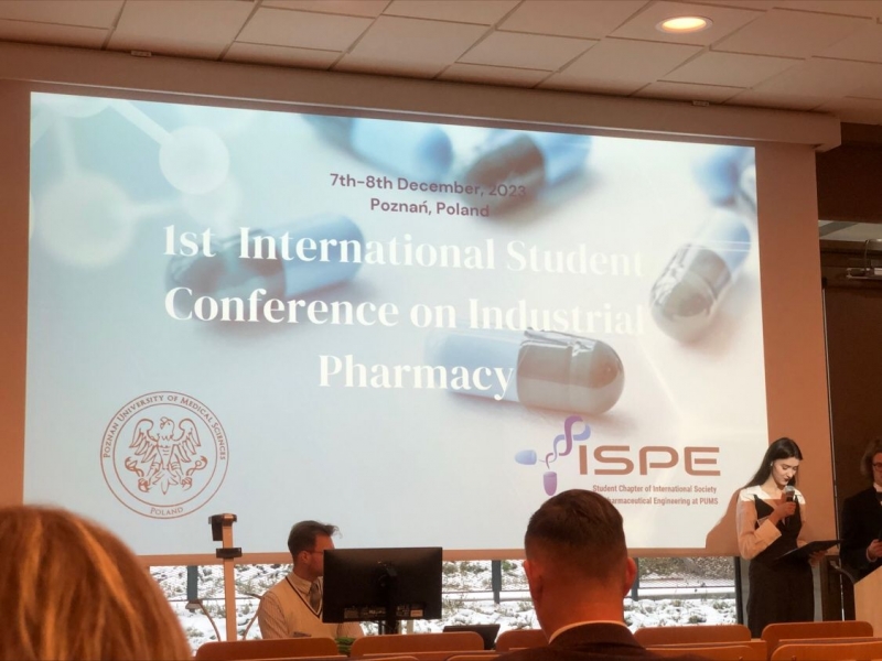 1st International Student Conference on Industrial Pharmacy