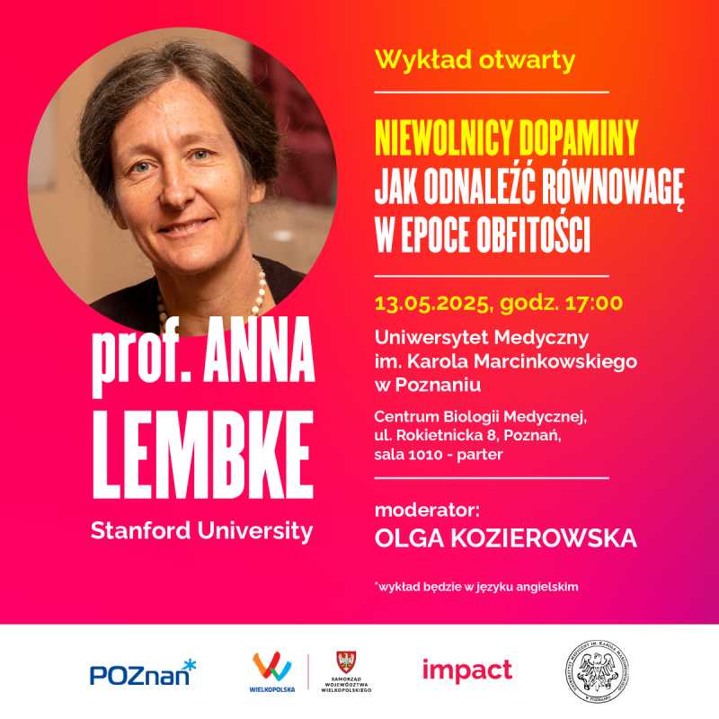 Wykład otwarty prof. Anny Lembke